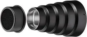 Westcott Snoot with Honeycomb Grid for FJ200 & FJ80 (Includes FJ80 Mount) #4746