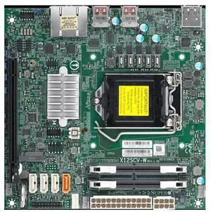 supermicro x12scv-w motherboard - mini itx, comet lake pchw480e, lga1200, pcie x16