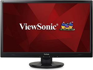 viewsonic va2446m-led 24" 1080p led monitor dvi, vga (renewed)