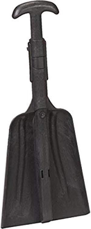 remco 6880ebg grey polypropylene emergency hygienic shovel, abs plastic blade, 24.4" - 36.5"