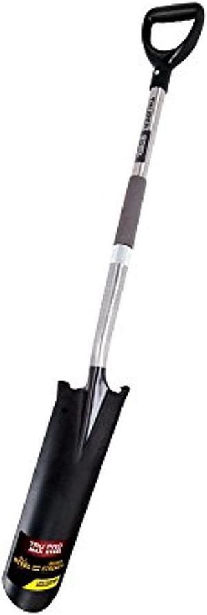 overstock truper tru pro steel 6.25 in. w x 48 in. l drain spade