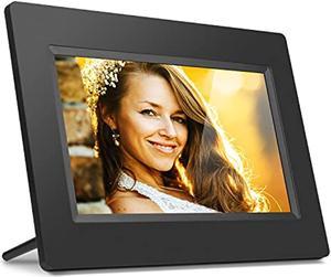 aluratek 7" lcd wifi digital photo frame with touchscreen and 8gb built-in memory, usb/sd/sdhc supported, built-in clock, calendar, weather