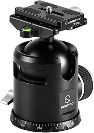sunwayfoto epic eb-52 52mm tripod ball head & qr plate arca / rrs compatible sunway