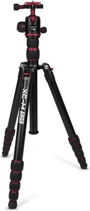 promaster xc-m 525k professional tripod kit with head - red