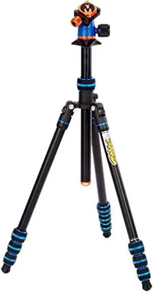 punks travis 2.0 magnesium alloy general use tripod - adjustable, multi-use camera tripod with three detachable legs