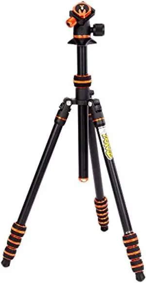punks travis 2.0 magnesium alloy general use tripod - adjustable, multi-use camera tripod with three detachable legs