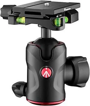 manfrotto 496 center ball head with q6 arca-type quick release plate and top lock