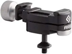 really right stuff bc-18 micro ball head clamp with 1/4"-20 male thread, 10 lb capacity