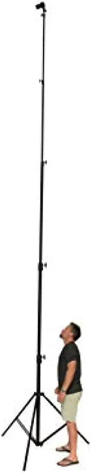 glide gear sky high 20' heavy duty professional video camera sports tripod stand