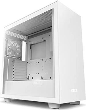 NZXT H7  MidTower PC Gaming Case  Tempered Glass  Enhanced Cable Management  White