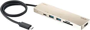 aten uh3239 usb-c multiport mini dock with power pass-through