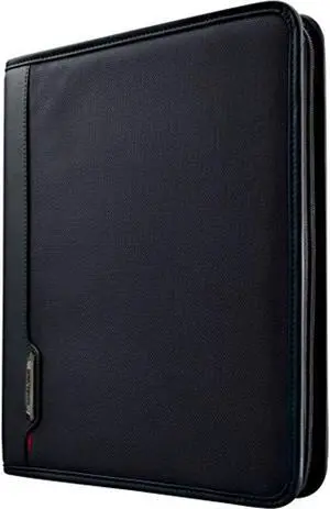 samsonite xenon business zip portfolio, black, one size