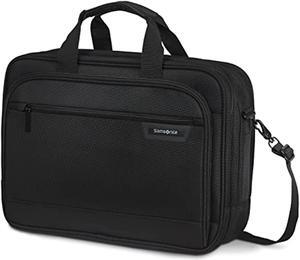 samsonite classic 2.0, black, 15.6" 3 compartment briefcase