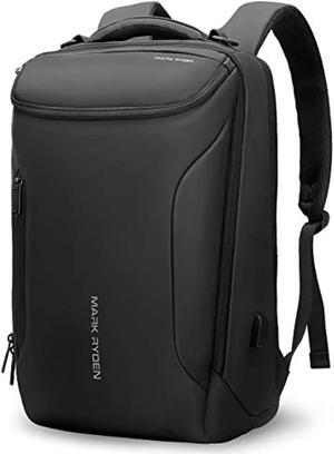 mark ryden business backpack for men, waterproof high tech backpack with sport car shape design and usb charging port, travel laptop backpack fits 17.3 inch notebook (ykk-3 pocket)