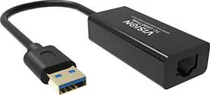 VISION Professional installation-grade USB-A to RJ45 Ethernet network adapter - LIFETIME WARRANTY - 100/1000 mbps - fast