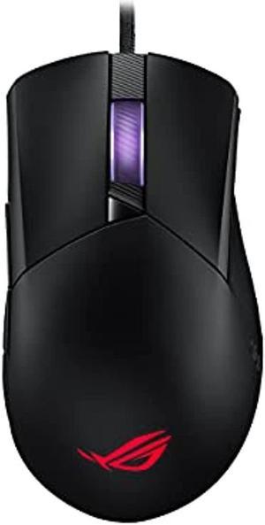 ASUS ROG Gladius III 90MP0270-BMUA00 Black 6 programmable buttons & scroll wheel + 1 profile button Buttons 1 x Wheel USB Wired Gaming Mouse