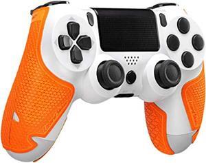 lizard skins dsp controller grip for ps4 controllers - ps4 gaming grip - playstation 4 compatible grip 0.5mm thickness - pre cut pieces - easy to install - 10 colors (tangerine)
