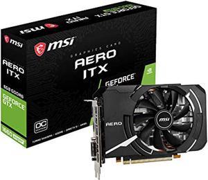 msi gaming geforce gtx 1660 super 192-bit hdmi/dp 6gb gdrr6 hdcp support directx 12 single fan vr ready oc itx graphics card (gtx 1660 super aero itx oc)