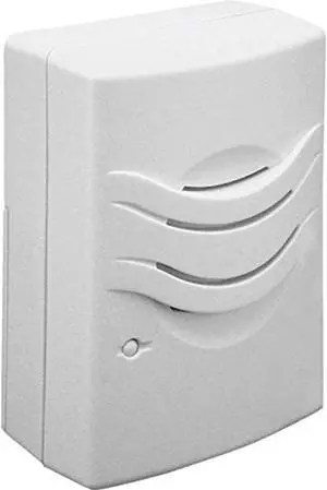 iq america wd1144 wireless plugin contemporary door chime door bell receiver only 2 melody notes 100 foot range simple installation and programming bring it anywhere rv cabin office! white