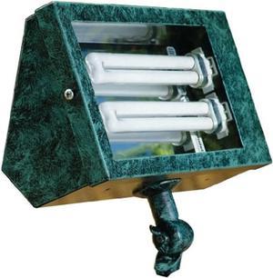 Dabmar Lighting LV190-LED3-VG Cast Aluminum Directional LED Spot Light with Hood, Verde Green - 8 x 2.55 x 7.25 in.