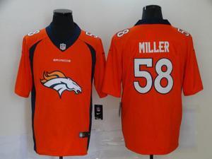 NFL Denver Broncos Von Miller Jersey No.58 Baseball Team Shirts