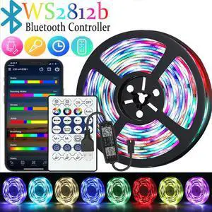Music Color Changing Strip Lights with Remote and App Control RGB Strip 15M