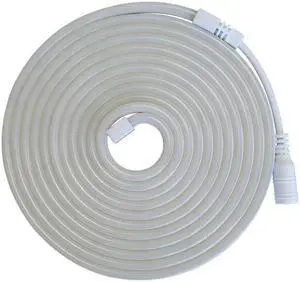 LED neon light strip 12V 2835 flexible waterproof strip 1M(Warm white)