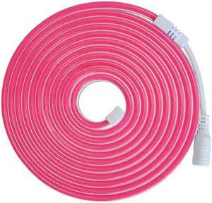 LED neon light strip 12V 2835 flexible waterproof strip 1M(pink)