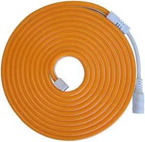 LED neon light strip 12V 2835 flexible waterproof strip 1M(orange)