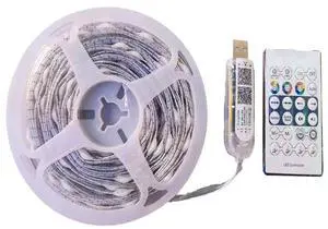 Smart RGB LED String Lights, 33ft Waterproof Fairy Lights, 100 LEDs with App Control, Music Sync, 16 Million Colors, USB Powered for Party, Christmas,Wedding