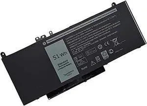 Fully G5M10 Replacement Battery Compatible with Dell Latitude E5450 E5550 Notebook 15.6" G5M10 8V5GX - 7.4V 51Wh