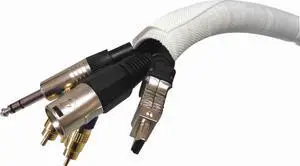 1/2" SNAKESKIN Cable Management Kit - White - 8 feet