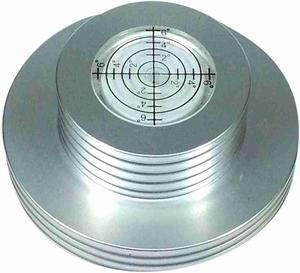 Turntable Vinyl LP Record Clamp with Built-in Level Gauge