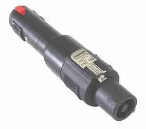 AMERICAN RECORDER 4 Pole Speak-On Style (male) to 1/4 inch (female) Adapter AMERICAN RECORDER 4 Pole Speak-On Style (male) to 1/4 inch (female) Adapter