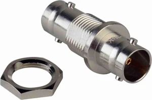 AMERICAN RECORDER BNC Female To BNC Pass Through Female Panel Mount Connector AMERICAN RECORDER BNC Female To BNC Pass Through Female Panel Mount Connector