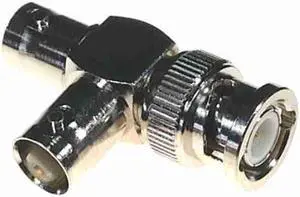 BNC Male To Dual BNC Female Adapter "T"
