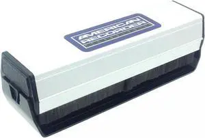 Dual Carbon Fiber Vinyl Disc LP Record Cleaning Brush