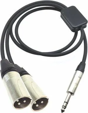 AMERICAN RECORDER PRO Series TRS to XLR Male Insert Cable