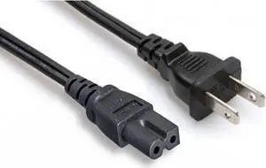 Power Cable - 110v to Polarized C7 plug- 2 foot