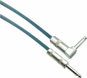 FOREST GREEN Designer Series Guitar Cables - 1/4" Straight to Right Angle
