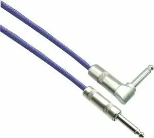 PURPLE HAZE Designer Series Guitar Cables - 1/4" Straight to Right Angle