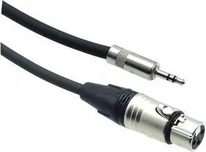 3.5mm Male to XLR Female Balanced Microphone Cable