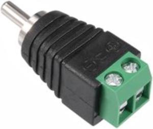 RCA Male to Screw Terminal Adapter