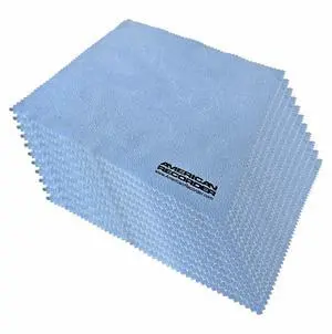 POWERCLEAN 11" x 12" Large Size Optical Grade Micro Fiber Cleaning Cloths POWERCLEAN 11" x 12" Large Size Optical Grade Micro Fiber Cleaning Cloths