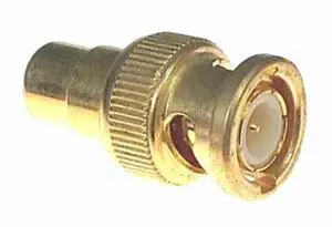 AMERICAN RECORDER BNC Male To RCA Female Adapter AMERICAN RECORDER BNC Male To RCA Female Adapter