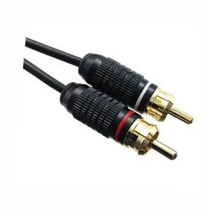 Premium RCA Stereo Patch Cables with Gold RCA Premium RCA Stereo Patch Cables with Gold RCA