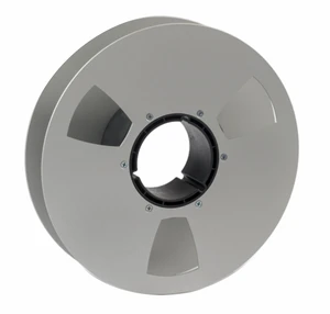 2 inch x 10.5 inch Empty Aluminum Metal Reel with NAB Hub
