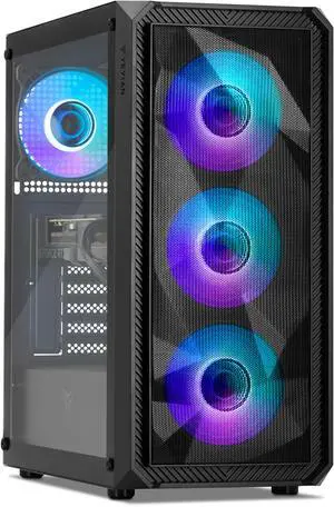 YEYIAN TANTO Gaming PC INTEL i5 14400F NVIDIA GeForce RTX 5060 Ti DDR5 32GB 6000MHz 1TB SSD 650W PSU Windows 11 Home - YPI-TA44F0C-56T1N