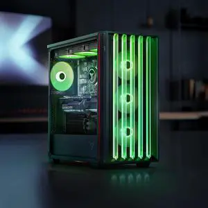 YEYIAN Gaming Desktop PC MIRAGE S Intel Core ULTRA 7 265KF RTX 5080 32GB DDR5 2 TB SSD 1000W  80+ Platinum PSU Windows 11 Home - YPI-MS265YC-5801B