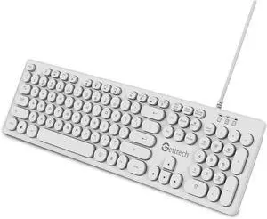 Getttech Backlit Keyboard Ignite, White. Model: GTI-28201B